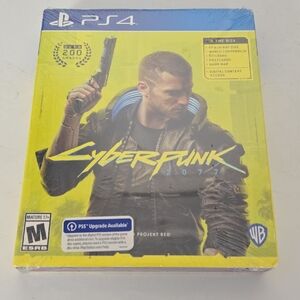 Cyberpunk 2077 With Extras for PS4 And PS5 Compatible - Yellow Cover